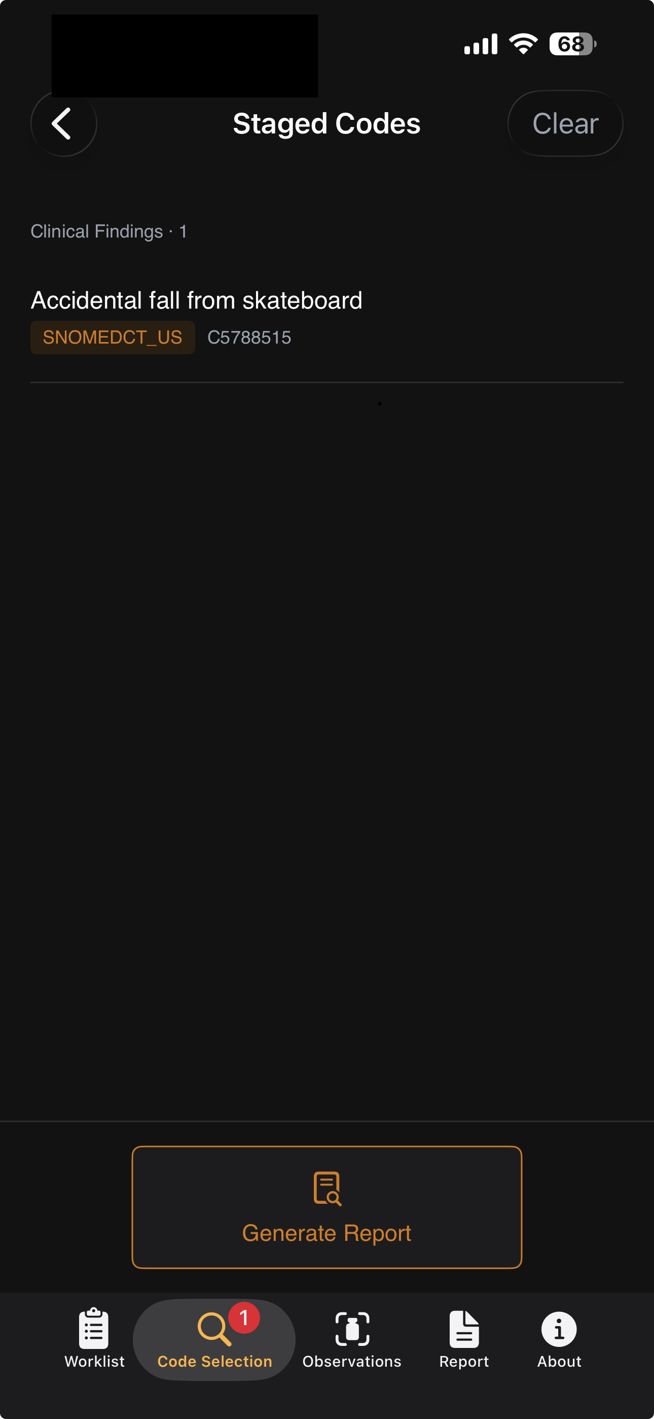 Select Code